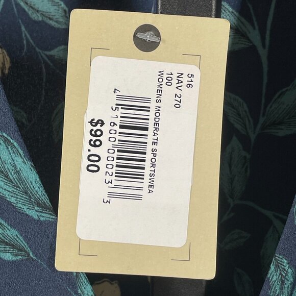 NEW Bass Dress Womens Small blue floral wrap classic preppy outdoor - Picture 6 of 11